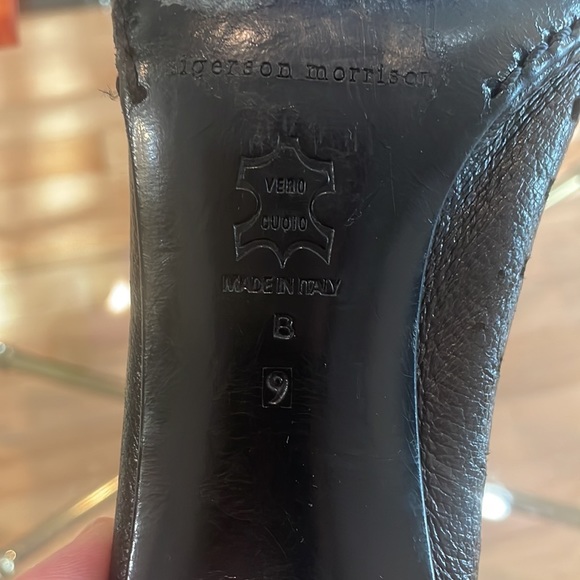 Sigerson Morrison Dark Brown Laser Cut Lace Up Point Toe High Heel Pumps Size 9B - Picture 9 of 9